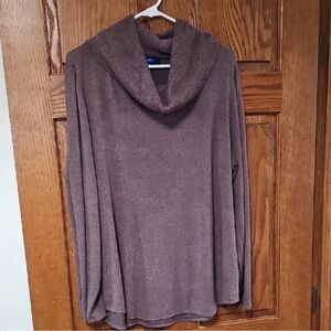 Apt. 9 Brown Cowl Neck Sweater